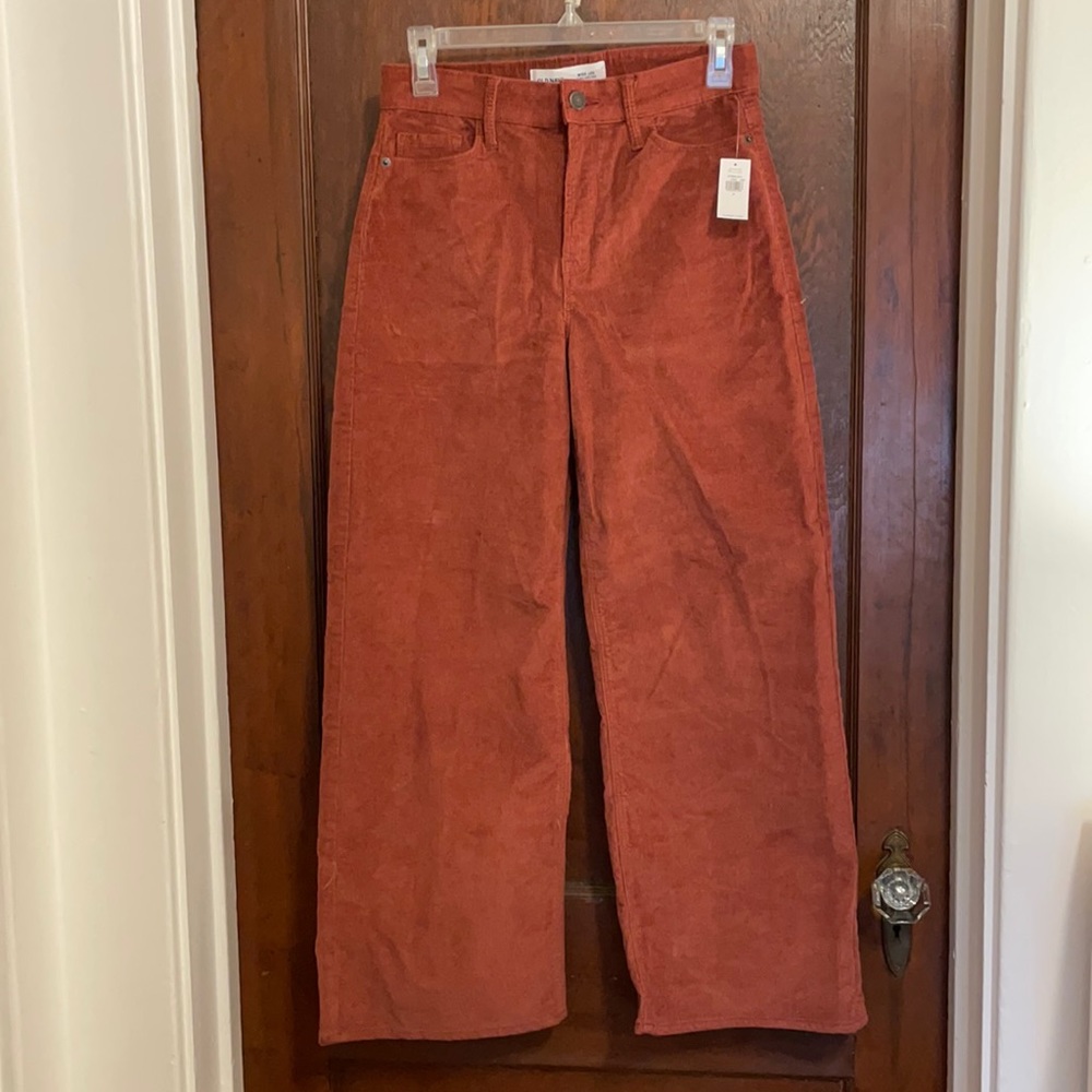High rise wide leg corduroy Old Navy pants